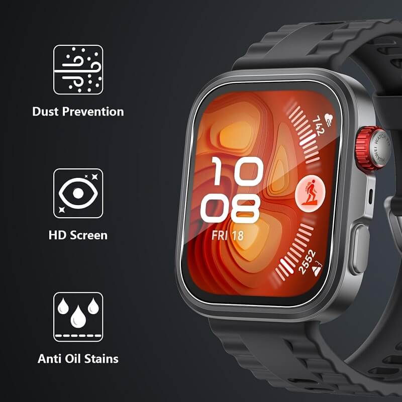 (3 Pcs) Fitbit Versa Versa 4 /Versa 3 Screen Protector Full Coverage Tempered Glass Guard (Black) (3 Pcs) Fitbit Versa Versa 4 /Versa 3 Screen Protector Full Coverage Tempered Glass Guard (Black)